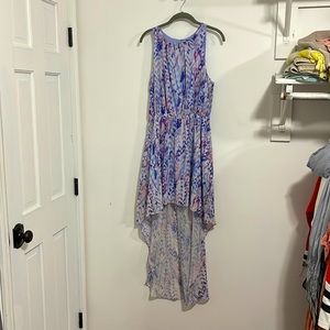 💜Forever21 High Low Open-Back Dress